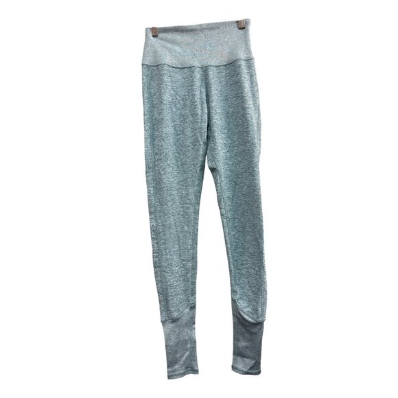 Alo Yoga High-Waist Heathered Blue Leggings XS - Picture 1 of 7